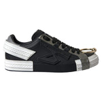 Dolce & Gabbana Black Leather Low Top Sneakers Portofino Shoes MV5361-44