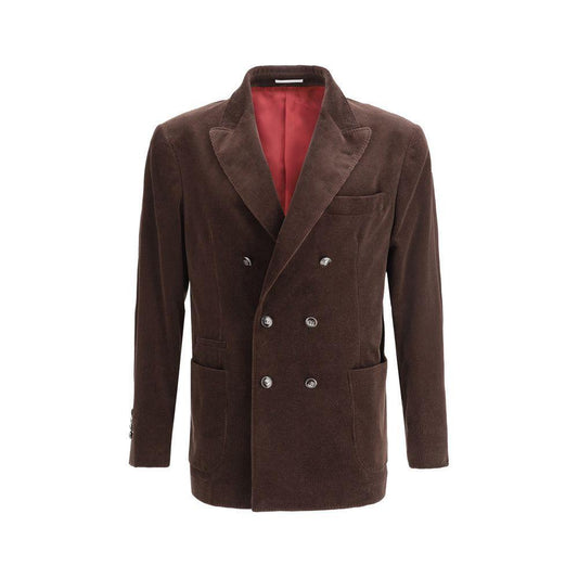 Brunello Cucinelli Velvet Blazer Jacket BR-MY4997BBD7C752-IT50 | L