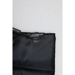 Dolce & Gabbana Blue DG Crown Silk Square Men Foulard Scarf MS7283