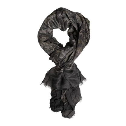 Dolce & Gabbana Camouflage Neck Warmer Wrap Foulard Scarf