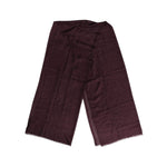 Dolce & Gabbana Maroon Cashmere Neck Warmer Wrap Shawl Scarf MS7391