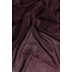 Dolce & Gabbana Maroon Cashmere Neck Warmer Wrap Shawl Scarf MS7391