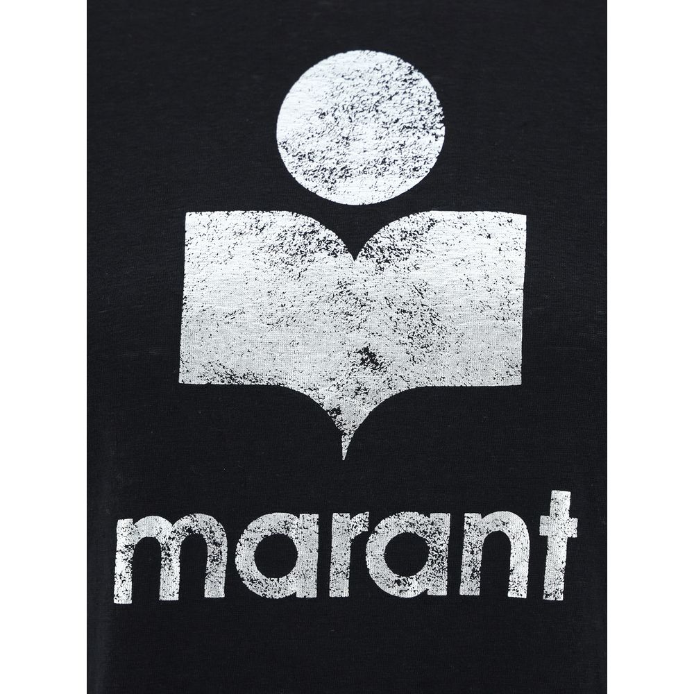 Marant Etoile Black Linen T-Shirt