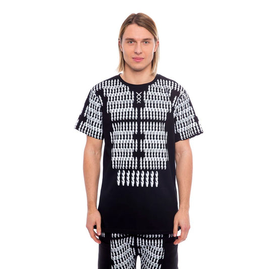 Nicolo Tonetto Black Cotton Men T-Shirt NI-12945-XL