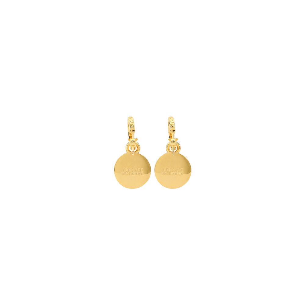 Versace Gold Brass Earrings