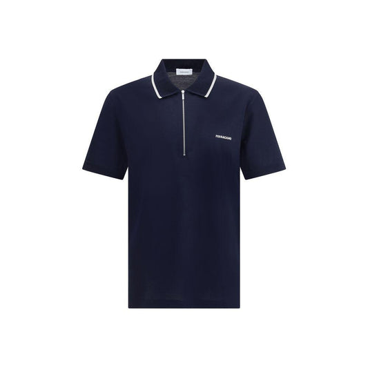 Ferragamo Zip Polo Shirt FE-784281001-L