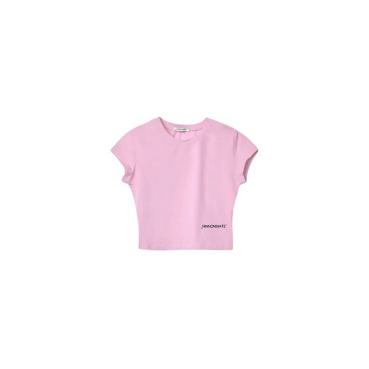 Hinnominate Pink Cotton Tops & T-Shirt HI-15603-S