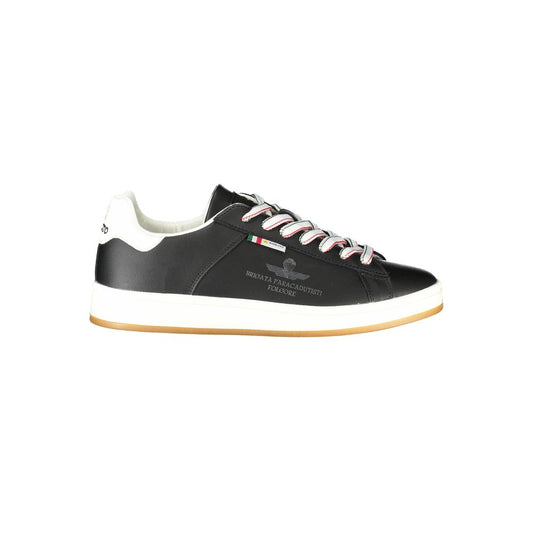 Esercito 1659 Black Leather Men Sneaker ES-38852-EU46