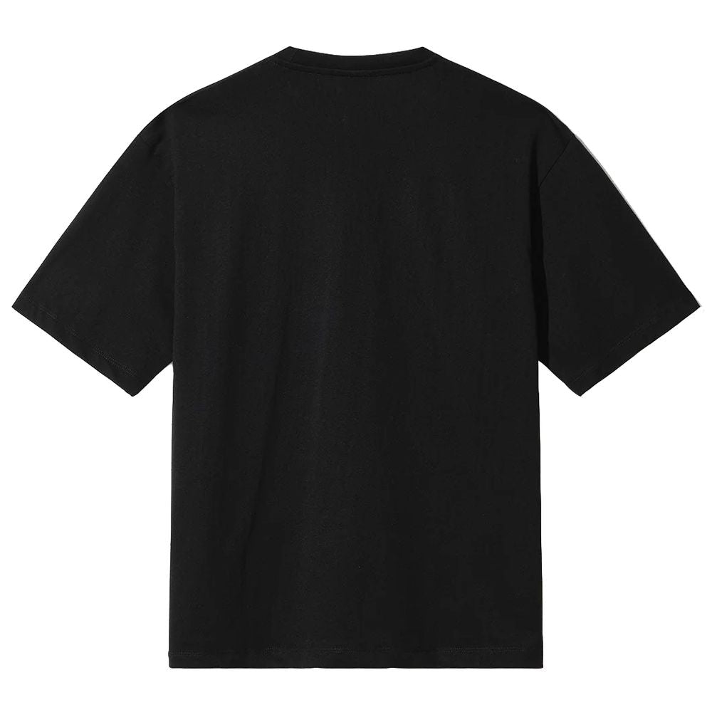 Comme Des Fuckdown Black Cotton Women T-Shirt CO-15633-XL