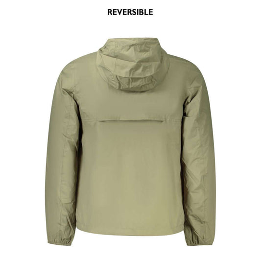 K-WAY Green Nylon Jacket KW-38814-M