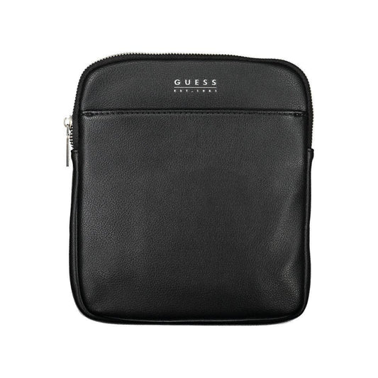 Guess Jeans Black Polyethylene Shoulder Bag GU-23590
