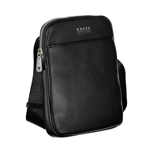 Guess Jeans Black Polyethylene Shoulder Bag GU-23590