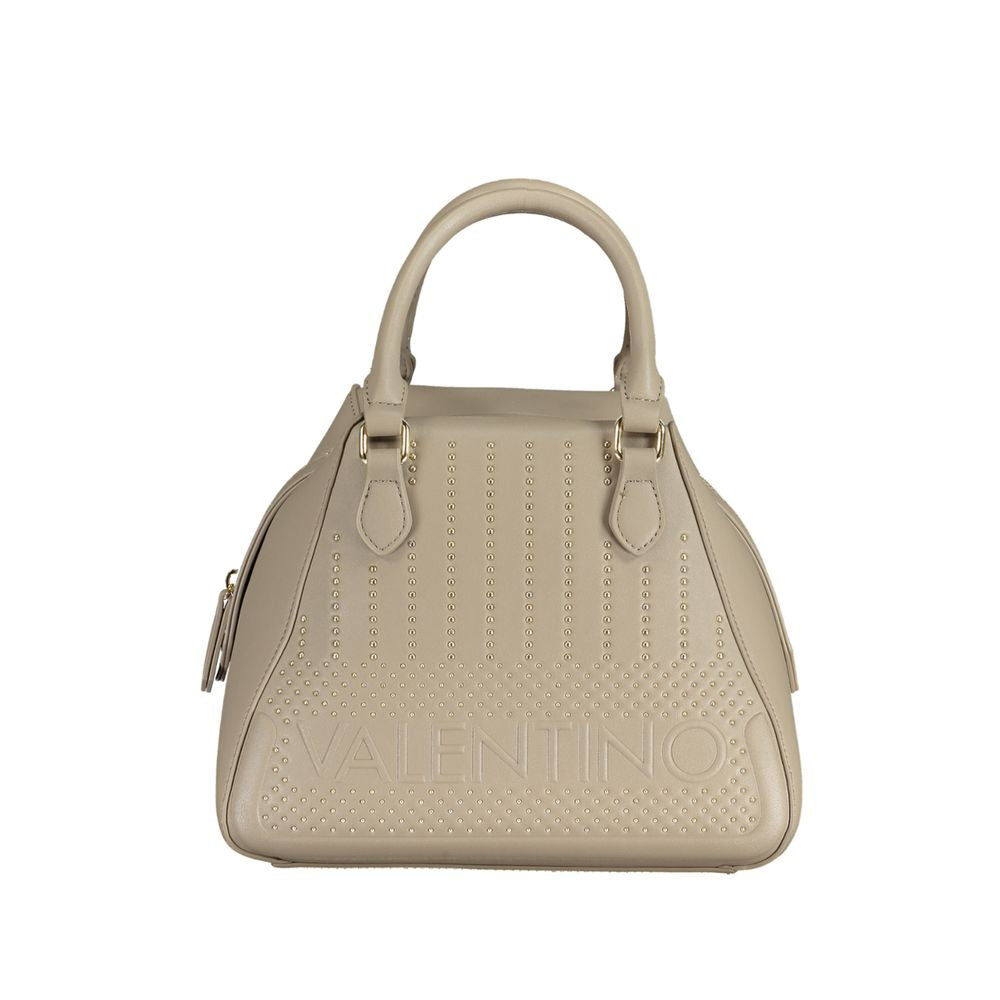 Front view with bag zipped and handles upright.