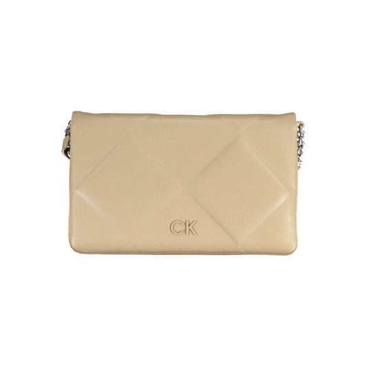 Calvin Klein Beige Polyester Handbag CA-26330