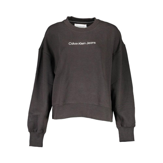 Calvin Klein Black Cotton Sweater CA-26397-XL