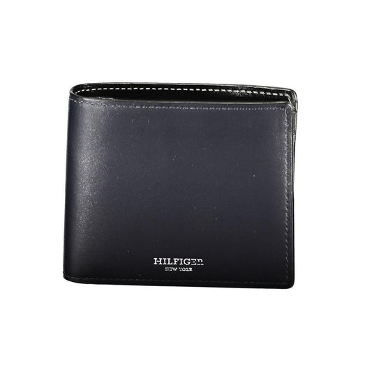 Tommy Hilfiger Blue Leather Wallet TO-27191