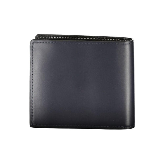 Tommy Hilfiger Blue Leather Wallet TO-27191