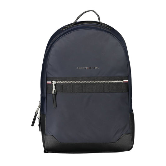 Tommy Hilfiger Blue Polyester Backpack TO-27509