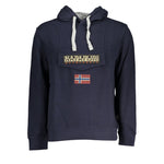 Napapijri Blue Cotton Sweater NA-28435-XS