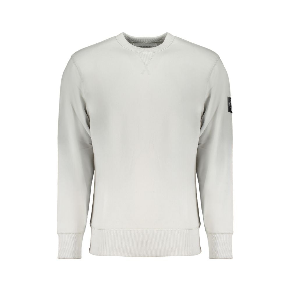 Calvin Klein Gray Cotton Men Sweater