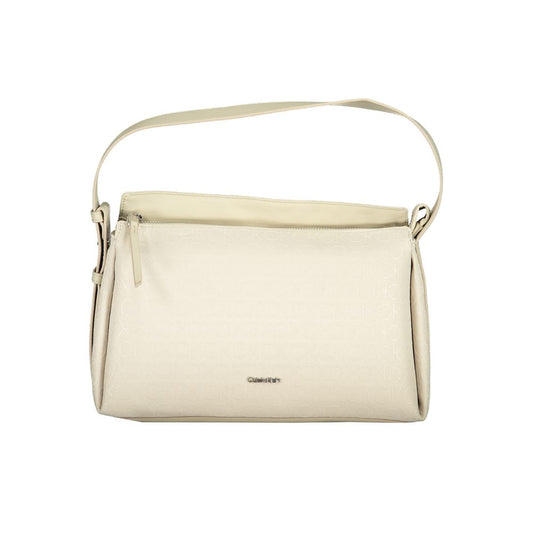 Calvin Klein Beige Polyester Handbag CA-30822