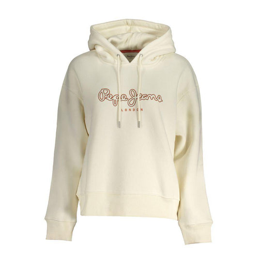 Pepe Jeans White Cotton Sweater PE-32314-XS