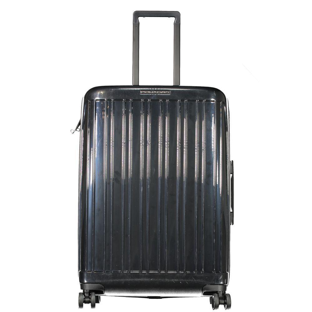 Front view with bag zipped and handles upright.
