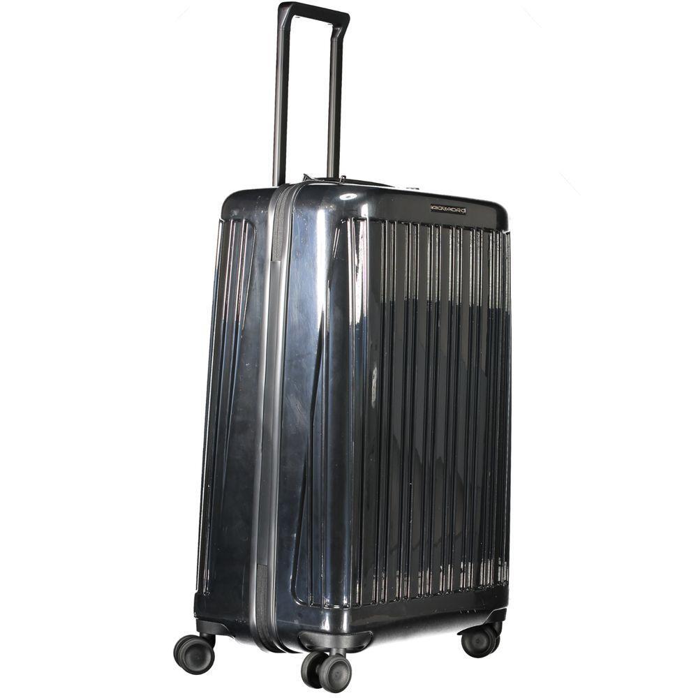 Front view with bag zipped and handles upright.