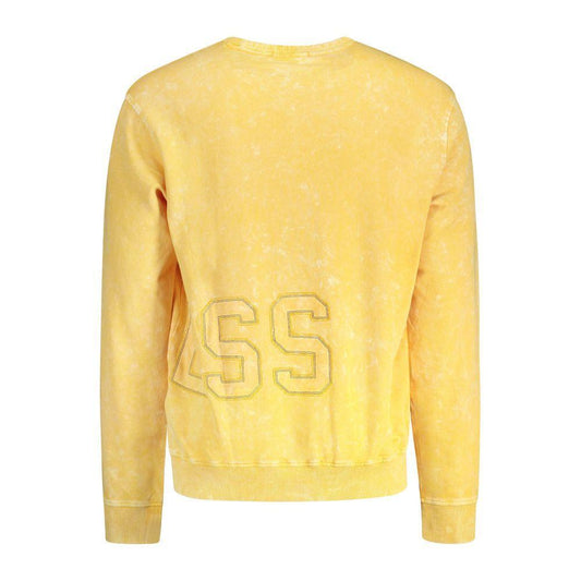 Guess Jeans Yellow Cotton Sweater GU-33304-XL