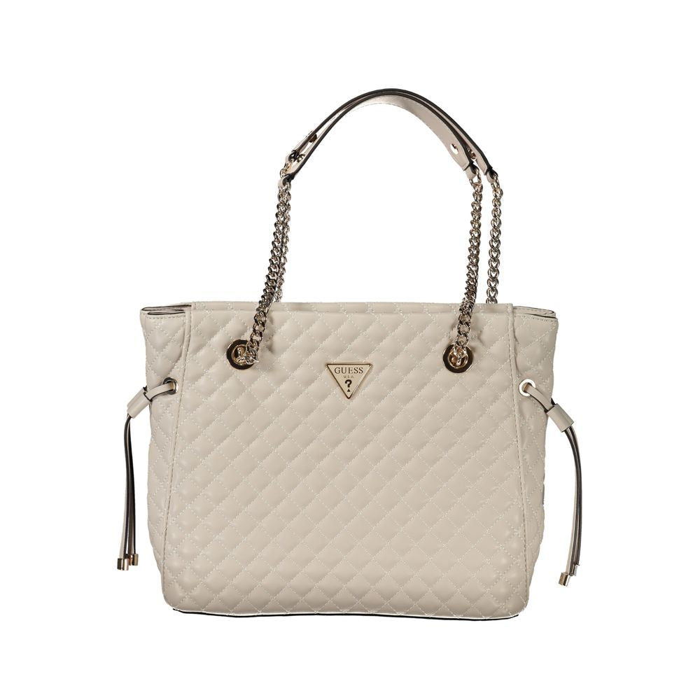 Front view with bag zipped and handles upright.