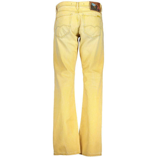Meltin'Pot Yellow Cotton Jeans & Pant ME-19662-W31