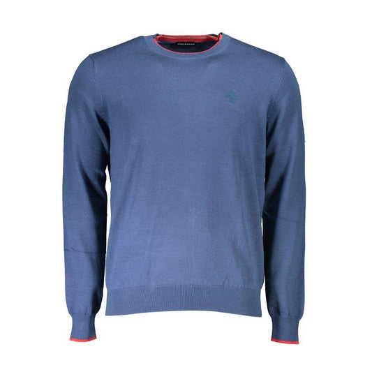 North Sails Blue Cotton Sweater NO-20259-XXL