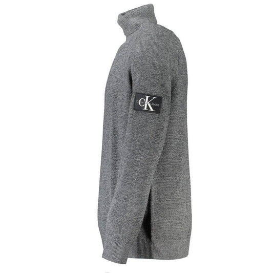 Calvin Klein Gray Wool Sweater CA-26198-XXL