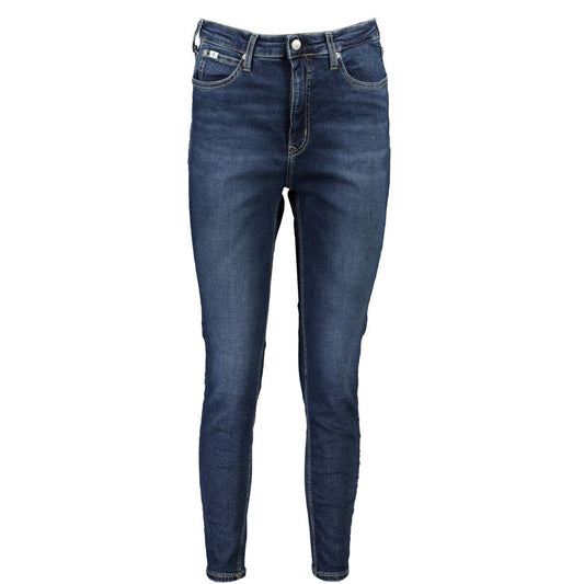 Calvin Klein Blue Cotton Jeans & Pant CA-27402-W24