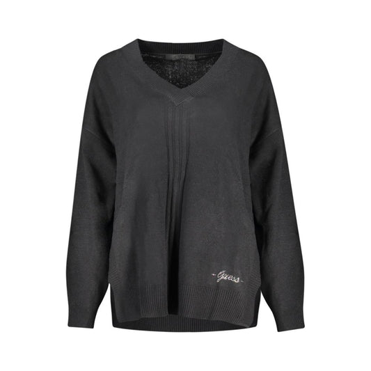 Guess Jeans Black Cotton Sweater GU-31967-S