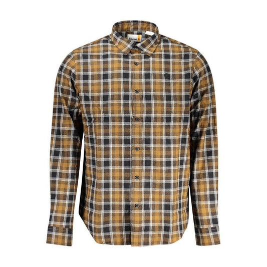 Timberland Brown Cotton Shirt TI-32454-S