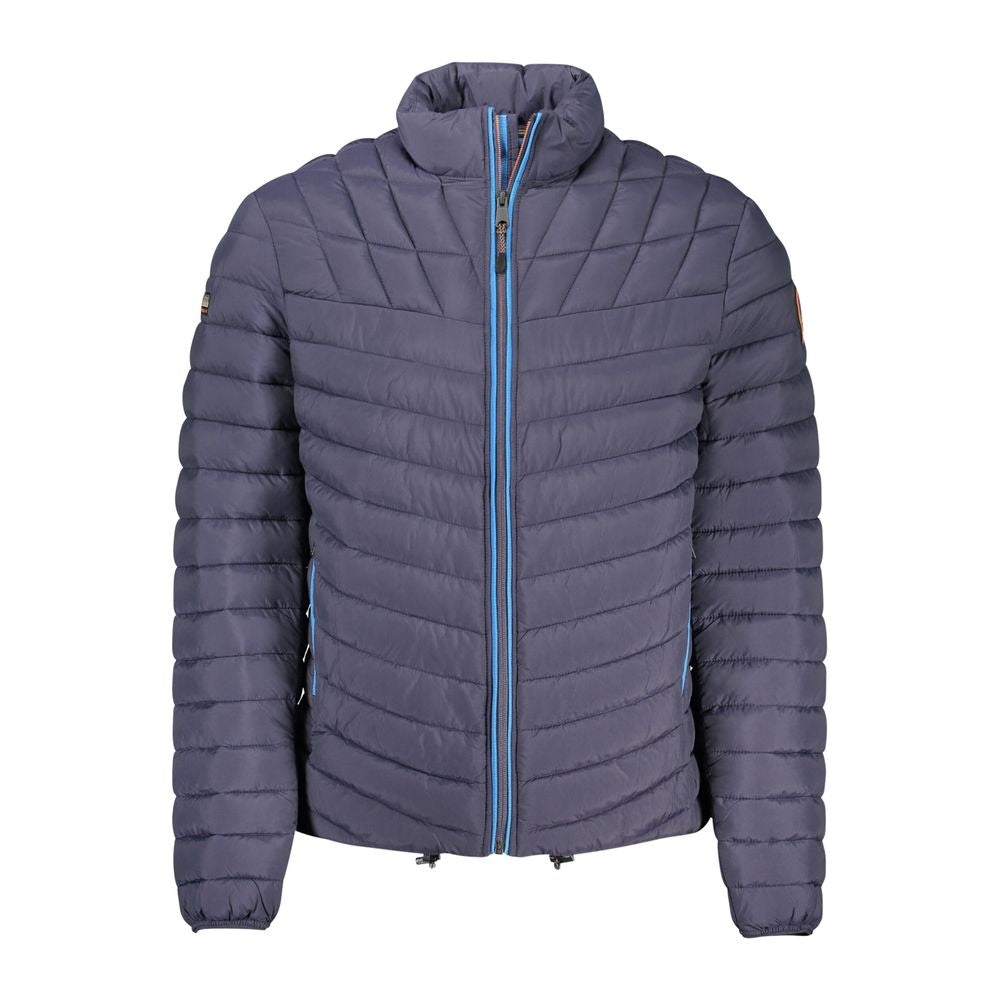 Napapijri Blue Polyamide Jackets & Coat