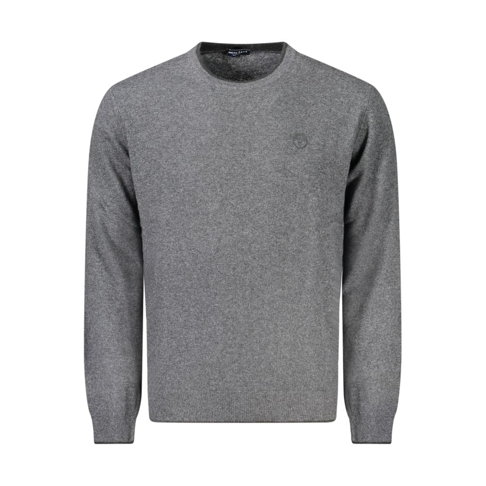 North Sails Gray Cashmere Sweater NO-32943-M