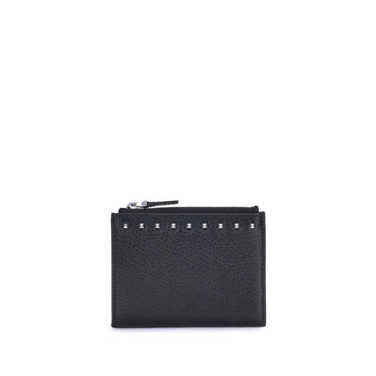 Valentino Garavani Rockstud Card Holder VA7Y2P0AQ5PDX0NOBB