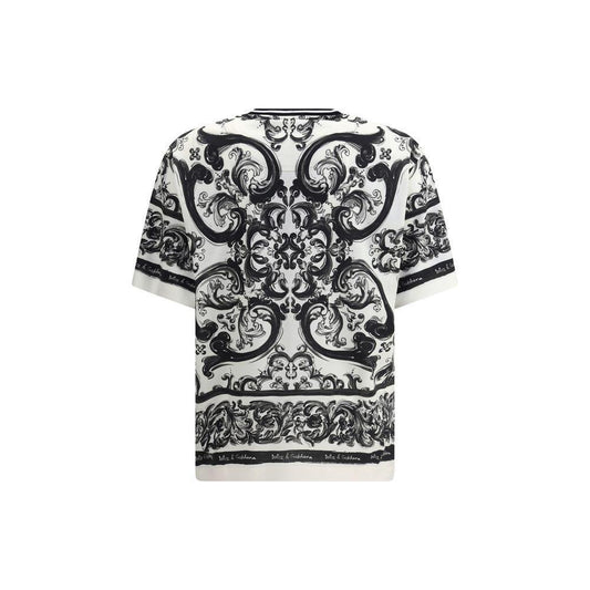 Dolce & Gabbana Maiolica T-Shirt DO-G8PN9TII7HMHX5DQ-IT46 | S