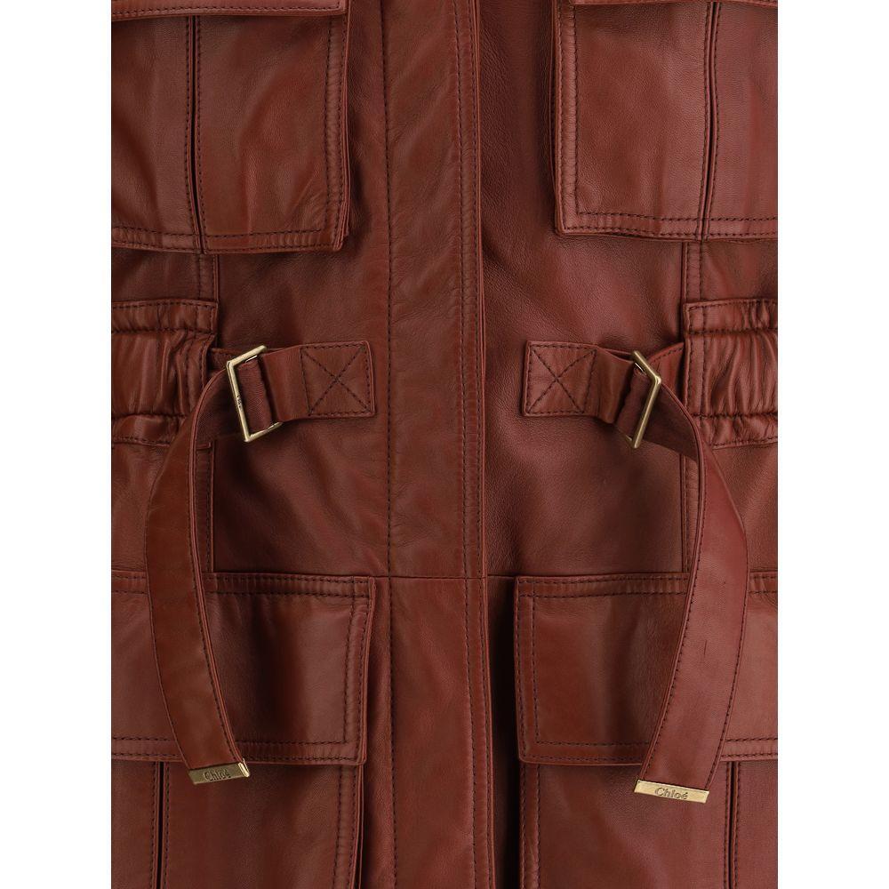 Chloé Leather Vest CH-CH25UCG0121127N-IT36 | XS