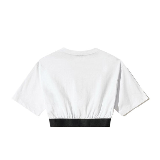 Comme Des Fuckdown White Cotton Tops & T-Shirt CO-15649-XS