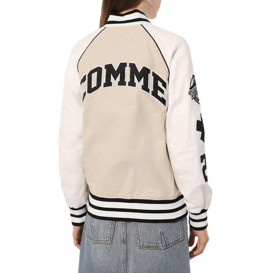 Comme Des Fuckdown Beige Cotton Jackets & Coat CO-15655-S