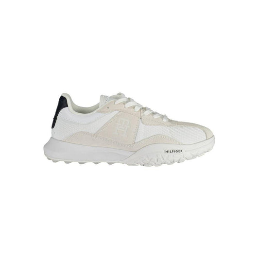 Tommy Hilfiger White Polyester Sneaker