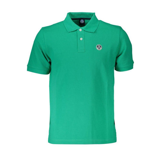 North Sails Green Cotton Polo Shirt NO-17671-M