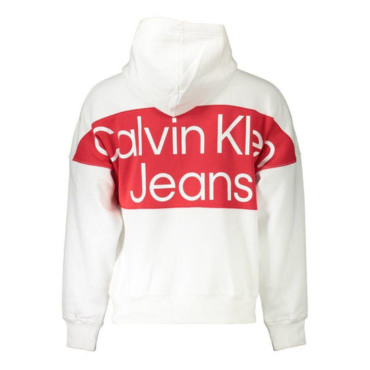 Calvin Klein White Cotton Sweater CA-18012-L