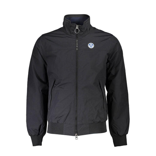 North Sails Black Polyamide Jacket NO-20223-XXL