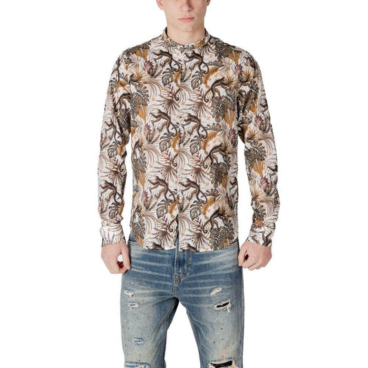 Gianni Lupo Multicolor Cotton Shirt GI-1372-M