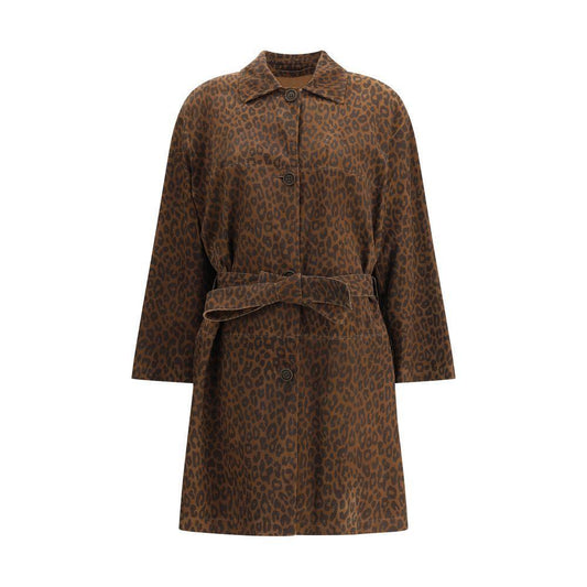 Salvatore Santoro Leopard Coat SA-48026DTOBACCO-IT42 | L