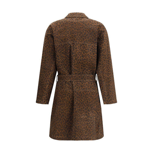 Salvatore Santoro Leopard Coat SA-48026DTOBACCO-IT42 | L